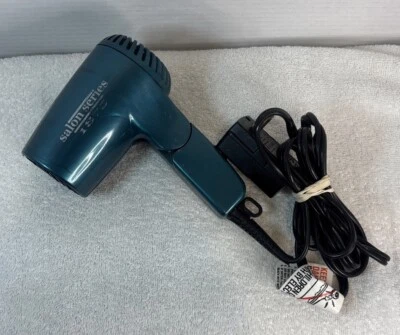 Secador de pelo plegable Salon Series 1875 tamaño de viaje azul modelo TG796 Foto 1 de 4