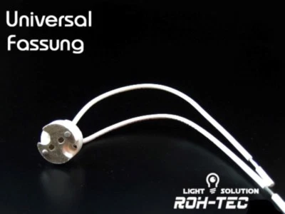 LEDOMEC Casquillo universal de bajo voltaje MR11/MR16/G4/GY6,35