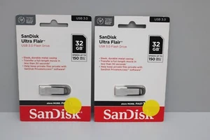 2x SanDisk Ultra Flair 32GB - USB-A 3.0 - USB Stick NEU - Bild 1 von 1