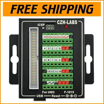 Industrial Grade UNO Terminal Block Module with Aluminum Enclosure - 46 Contacts - Image 1 of 4