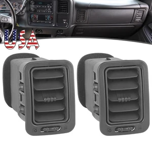 2PC Dash A/C Air Vent Grill Right Passenger Side For Silverado Sierra 1999-2006 - Picture 1 of 10