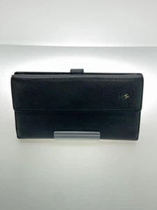 CHANEL long wallet Leather Black #74 - Picture 1 of 6