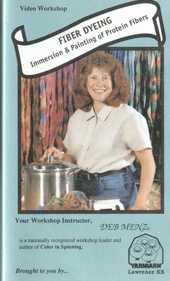 Fiber Dyeing - Immersion & Painting of Protein Fibers (VHS, 1998) - Image 1 of 2