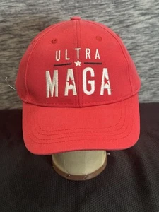Embroidered Ultra MAGA President Donald Trump Baseball Cap See Pics For Wear - Picture 1 of 6