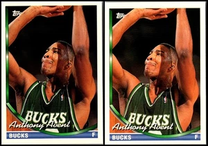 1993 Topps Anthony Avent (2) Card Lot - EXCLUSIVE – BE AMONG THE FIRST TO OWN... - Picture 1 of 2
