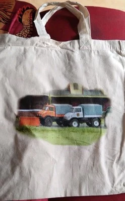 Stoff Tasche Motiv Unimog Gebraucht Beutel.  - Bild 1 von 4