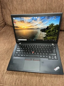 B-GRADE Lenovo ThinkPad T470s Laptop 16GB RAM 256GB NVMe SSD Windows 10 - Picture 1 of 12