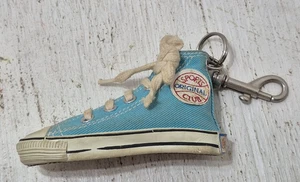 VTG 80's Coca Cola Sports Converse High Top Sneaker Keychain Backpack Clip - Picture 1 of 3