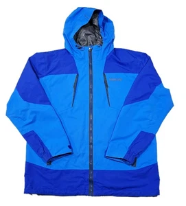 Marmot Conness Membrain Ski Jacket Mens Size L Large Blue Full Zip Hiking - Picture 1 of 17