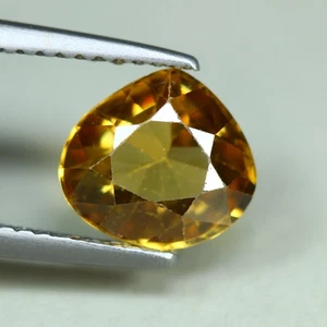 2.82 Cts_Fantastic Diamond Sparkle_100 % Natural Unheated Yellow Zircon_Srilanka - Picture 1 of 3