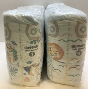 Huggies Little Movers Baby Windel, Größe 4, 66ct, kostenloser Versand!!! - Bild 1 von 3