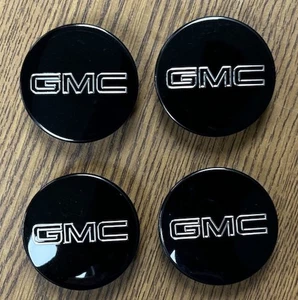 2 1/4" GMC Terrain Black Center Cap #84388518 set - Picture 1 of 2