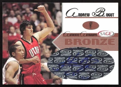 2005 SAGE Autographs Bronze #/150 Andrew Bogut #A3 Utah Utes - Image 1 of 2