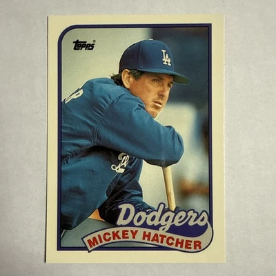 1989 Topps TIFFANY Mickey Hatcher - Image 1 of 2