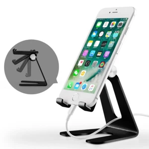 Aluminum Desk Mount Stand Holder For iPad 2 3 4 Mini Air Samsung iPhone X Tablet - Picture 1 of 9