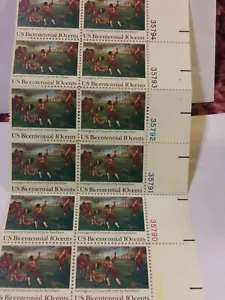 U.S. MINT NH THREE 10 CENT STAMP PLATE BLOCKS CV 7.50 - Picture 1 of 5