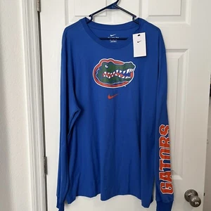 Florida Gators The Nike Tee Langarmshirt 2XL Herren blau orange Baumwolle NEU - Bild 1 von 5