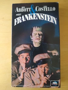 Abbott and Costello Meet Frankenstein VCR Tape 1948/1976 Pre-Owned - Picture 1 of 2