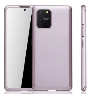 Schutz Handy Hülle für Samsung Galaxy S10 Lite 360 Case Cover Displayschutz Rosa - Zdjęcie 1 z 4