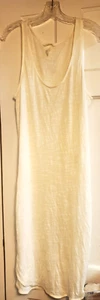 NEW H&M IVORY HEATHER Swim Beach Coverup Tank Dress size M Medium Women's NWOT - Picture 1 of 8