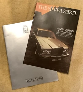 1981 Rolls Royce Silver Spirit Bentley Mulsanne UK Auto Verkaufsprospekt Kataloge - Bild 1 von 2