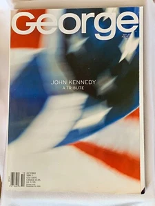 'GEORGE' THE MAGAZINE OCTOBER 1999 ... JOHN KENNEDY - A TRIBUTE ISSUE ...RARE - Picture 1 of 1
