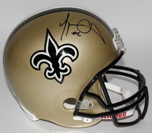 Marques Colston Signed Saints Full-Size Helmet (JSA COA) Super Bowl XLIV Champ - Picture 1 of 6