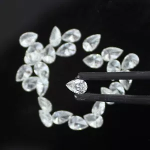 Diamante Blanco Natural Pera, Diamante Extraído a Tierra Color I, Claridad VS2, tamaño 5x3mm - Imagen 1 de 10