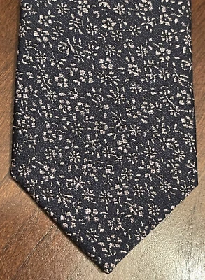 Gravata masculina Alfani azul roxa 87% seda 13% rayon feita na China - Imagem 1 de 4