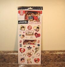 One Direction 1D Set of 25 Full Color Stickers Young and Fun 6" x 10.5" NEW