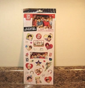 One Direction 1D Set of 25 Full Color Stickers Young and Fun 6" x 10.5" NEW - Picture 1 of 2