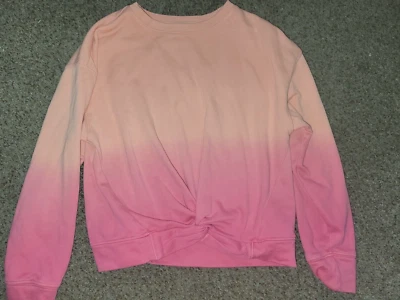 Gap Niños Niñas Ombre Cuello Redondo Sudadera Melocotón / Rosa Caliente XL 12 Foto 1 de 3