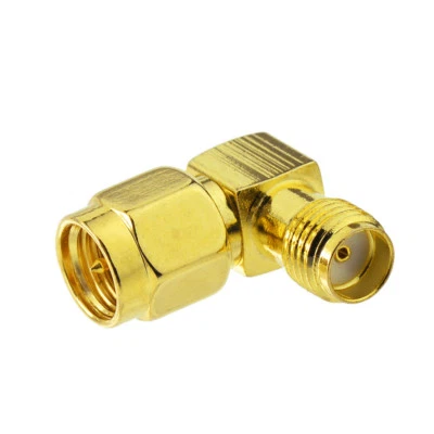 4G LTE SMA Adapter Right angle SMA Male to SMA Female RF Connector for for Hsdpa - Image 1 of 2