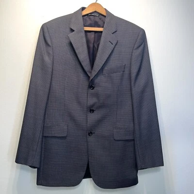 Jack Victor Collection Luxury 100% Wool Blazer Lanzawood Mens Size 38R Blue - Image 1 of 4