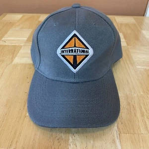 International Trucks Hat Logo Embroidered Baseball Gray Adjustable - EUC - Picture 1 of 4