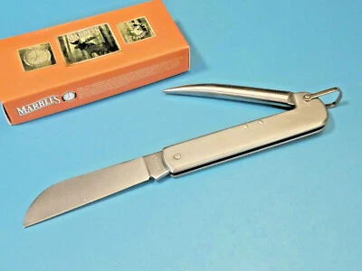 Marbles MR551 MARLIN SPIKE stainless riggers pocket knife 4 1/4" closed NEW!