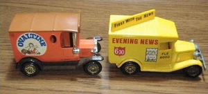 Vintage (1970s) 2 Lledo die-cast Days Gone, 'Evening News' & ‘Ovaltine’ Vans - Picture 1 of 9