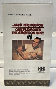 One Flew Over the Cuckoo's Nest VHS FACTORY SEALED Jack Nicholson HBO Video - Picture 1 of 12