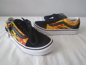 Vans Old Skool ComfyCush Flame Camo Talla Juvenil K's 13 [Nuevo - Imagen 1 de 14