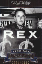 2005 Press Pass Legends Blue #8B Rex White /1890