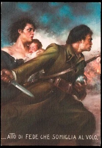España - Guerra Civil - Tropas Italianas -T. Postal italiana "Atto di fede che.. - Imagen 1 de 1