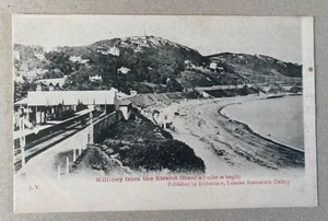 Postal de colección - Killiney from the Strand, estación de tren de Irlanda - Imagen 1 de 2