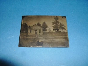 TINTYPE 1880's BUILDING (CHEAP CASH STORE) RARE IMAGE (DOLLAR GENERAL) - Picture 1 of 3