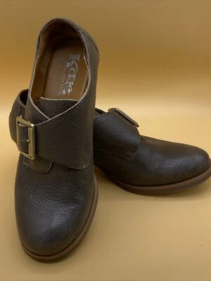Botín Korks By Kork-Ease Little Monk Correa Cuero Gris Mujer Talla 9 Foto 1 de 4