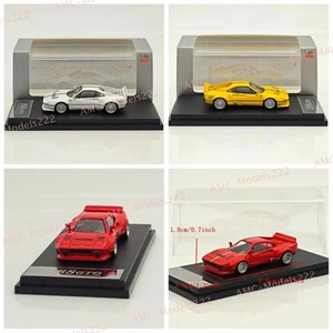Coche de metal fundido a presión modelo deportivo de carreras de carrocería ancha 1:64 HM Ferrari 288 GTO - Imagen 1 de 17
