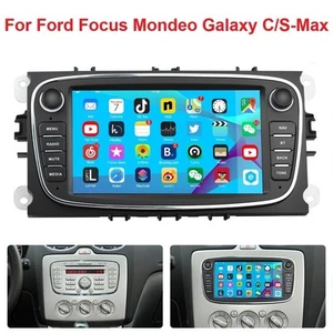 For Ford Focus Mondeo Galaxy C/S-Max Android Car Stereo Radio GPS Headunit - Picture 1 of 18