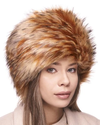 Sombrero cosaco clásico Futrzane - Sombreros de piel sintética para mujer - cálido sombrero ruso peludo Foto 1 de 4