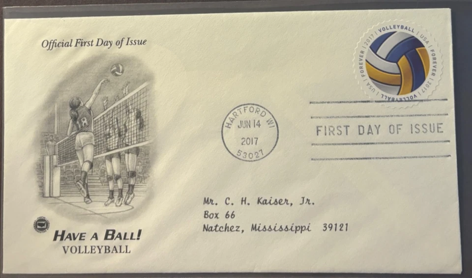 #5204 ¡Ten una pelota! Voleibol dirigido FDC en caché PCS Foto 1 de 1