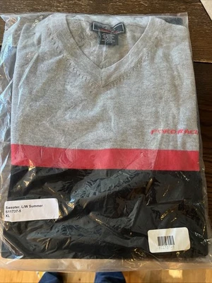 Sudadera de Colección Ford Racing Logo Hombres XL Pullover Cuello en V Suéter Foto 1 de 4