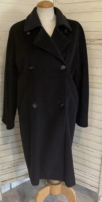 MAX MARA  virgin wool cashmere double breasted coat  Grey Medium - Image 1 of 4